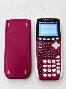 Texas Instruments TI-84 Plus C Silver Edition Graphing Calculator - Magenta